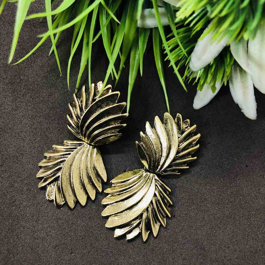 LARQ JEWELS Indo Western Trendy Earring With Gold Plating
