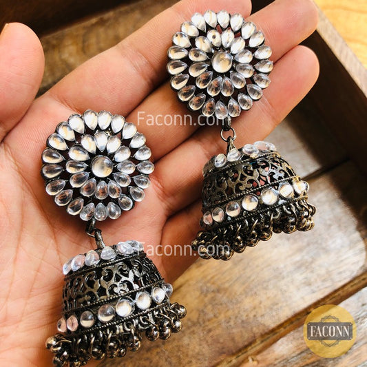 LARQ JEWELS Swiss Zircon Earring Traditional Party Wear Earring