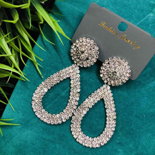 LARQ JEWELS Swiss Zircon Earings Fashion Fancy Party Wear Earrings for Girls and Women