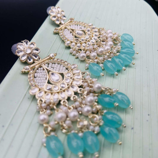 Kundan Polki Style Festive wear Earrings