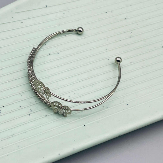 Butterfly Kisses Bracelet-Silver