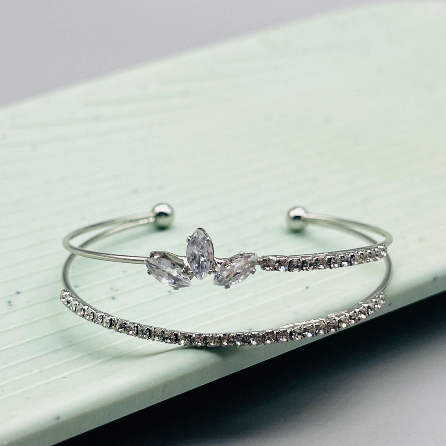 Wings of Whimsy Silver Adjustable Bracelet