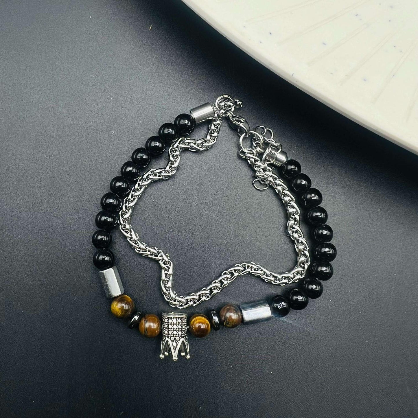 Textured Treasure Adjustable Bracelet