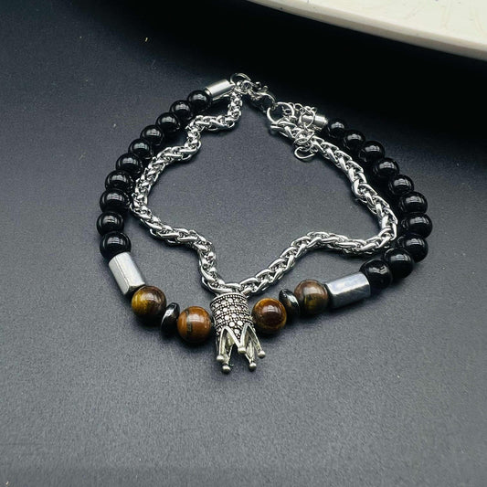 Textured Treasure Adjustable Bracelet