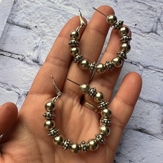 Mini Silver Hoop Earrings