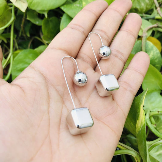 LARQ JEWELS Designer Double Sided Fancy Western Party wear cubic Silver