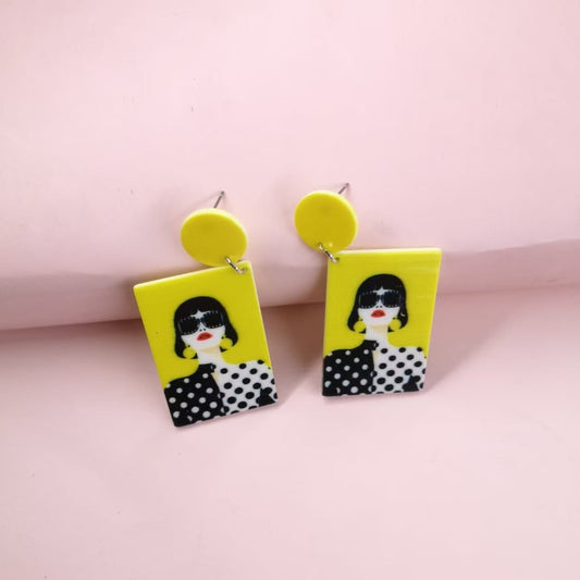 LARQ JEWELS Western Stylish Woman Lady Party wear Quirky Earrings