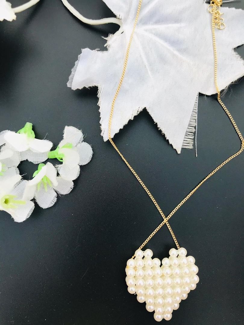 LARQ JEWELS Pendant Chain Necklace Heart