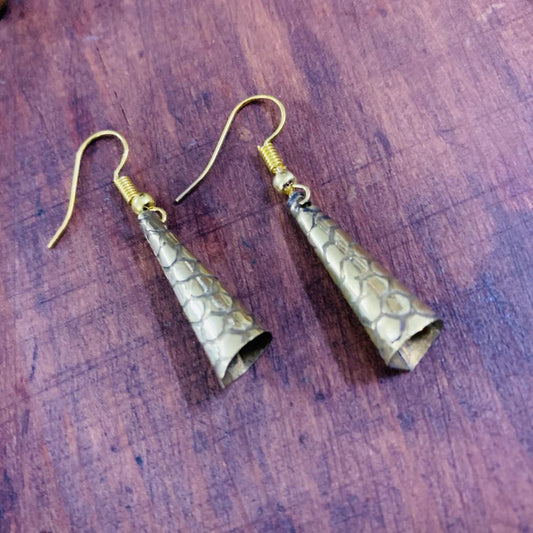 LARQ JEWELS Tribal Oxidised Golden Tone Choker Set