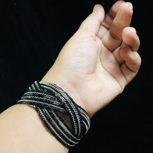 LARQ JEWELS Wine Glass Acrylic Multistrand Bracelet