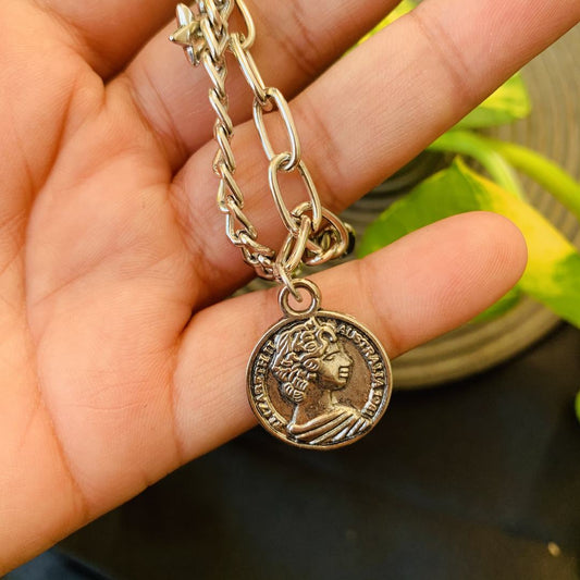 Larq Jewels Multi Coin Chain Trendy latest Bracelet