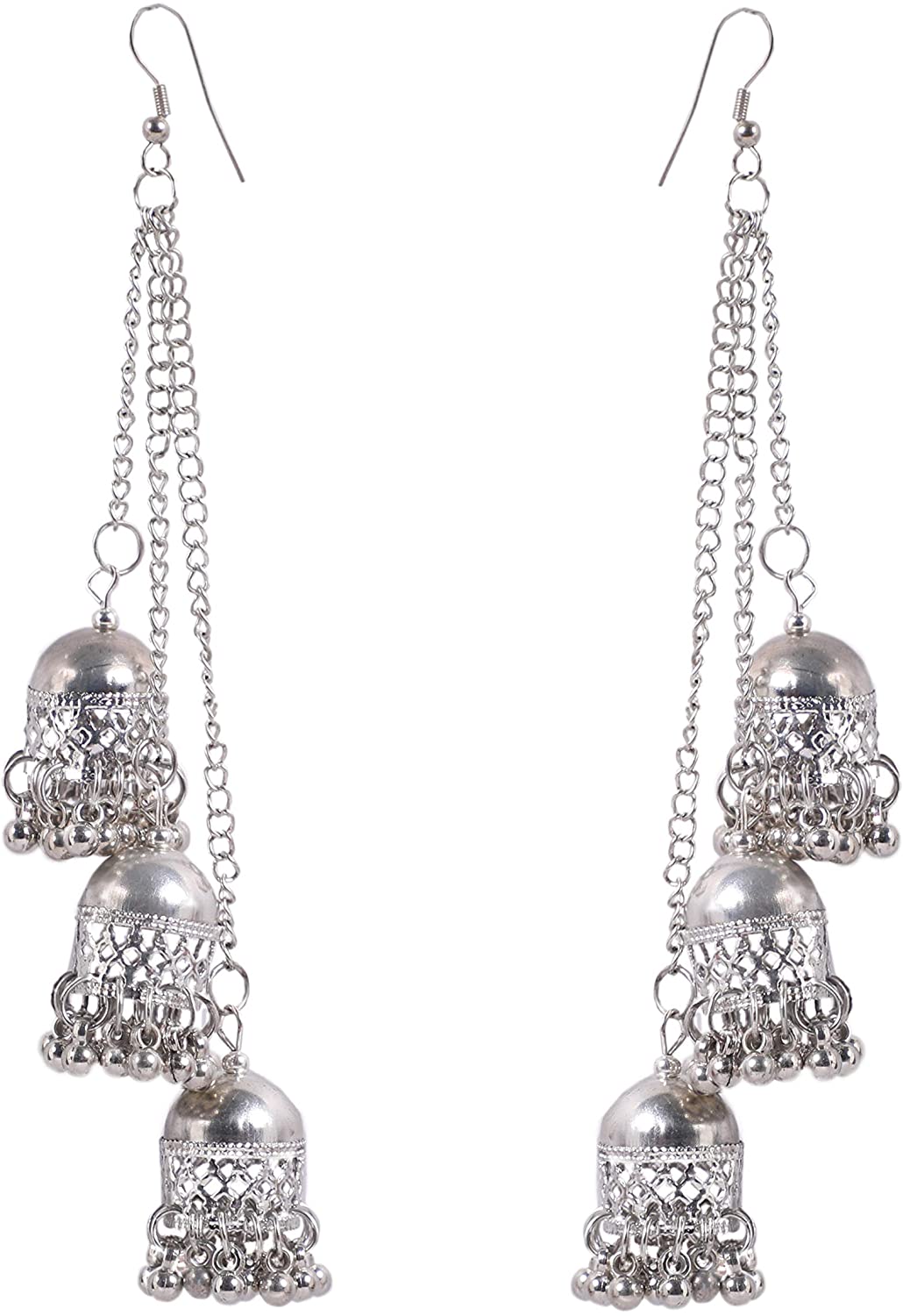 LARQ JEWELS Stylish Jewellery Earrings Afghani Jhumka  earrings