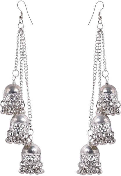 LARQ JEWELS Stylish Jewellery Earrings Afghani Jhumka  earrings