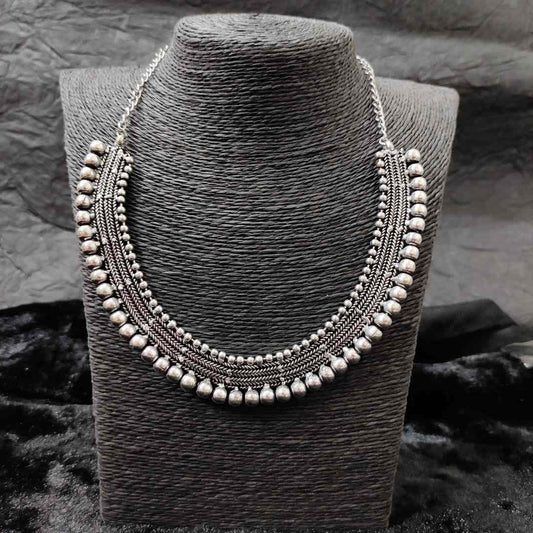 LARQ JEWELS German Silver Traditional Necklace