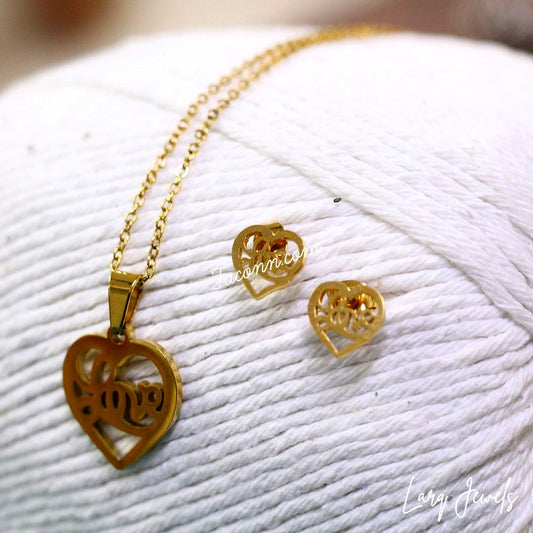 LARQ JEWELS  Love Western Neck Chain Pendant Necklace