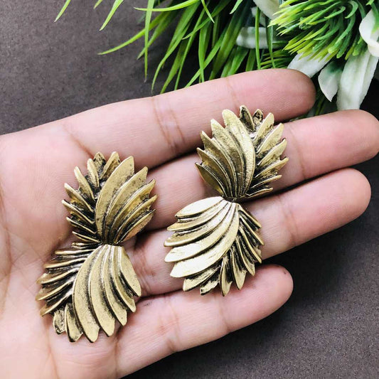 LARQ JEWELS Indo Western Trendy Earring With Gold Plating