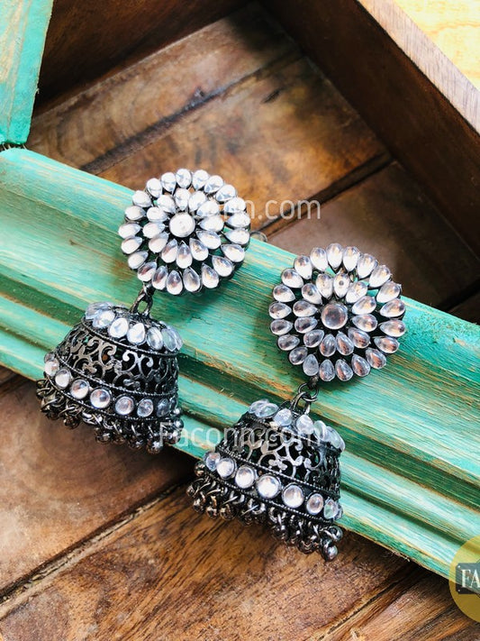 LARQ JEWELS Swiss Zircon Earring Traditional Party Wear Earring