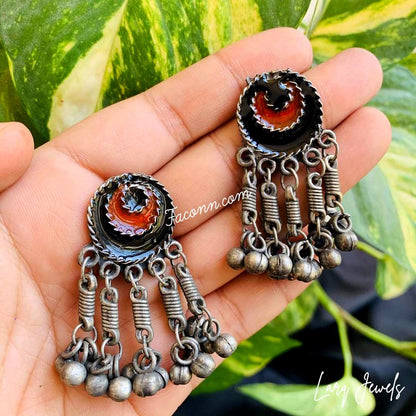 LARQ JEWELS German Silver Meenawork Enamel Work Choker Necklace