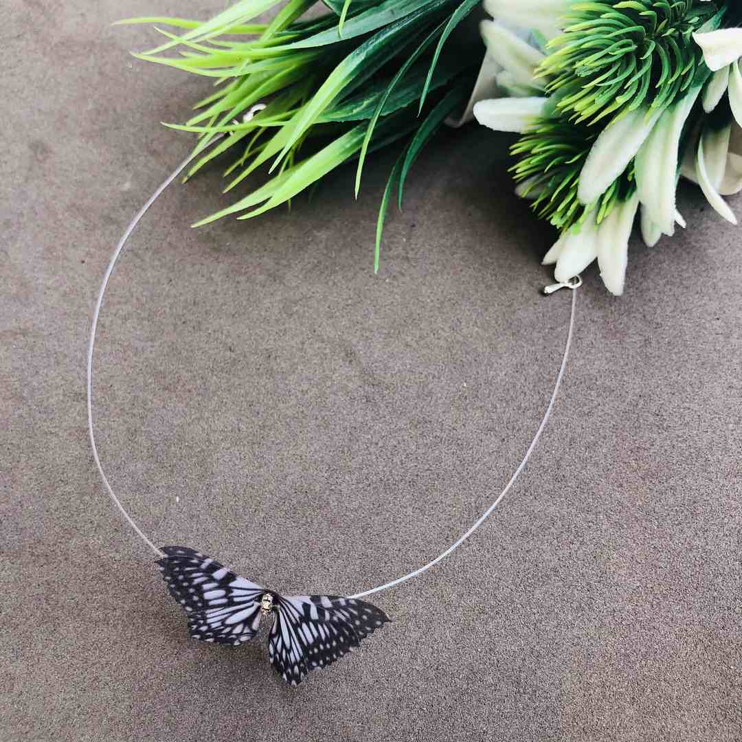 LARQ JEWELS Cute Kawaii Butterfly Choker Collar Punk Hip Hop Gothic Necklace