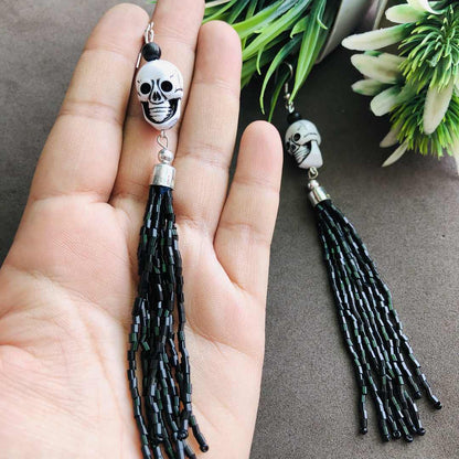 Halloween  Skull Skeleton Dangle Earrings