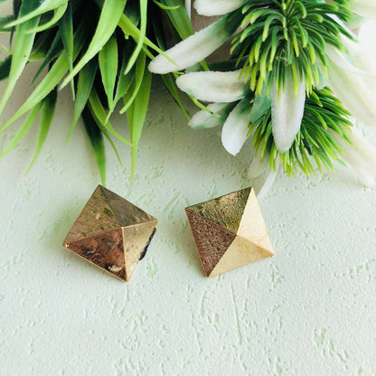 LARQ JEWELS Fashion Gold Plated Party Wear Stud Earrings