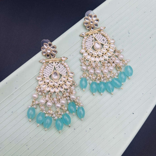 Kundan Polki Style Festive wear Earrings
