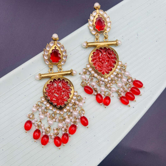 Adaah Statement Gemstone Earrings
