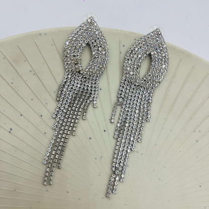 Women's Fashion Crystal Rhinestone Dangler Earrings
