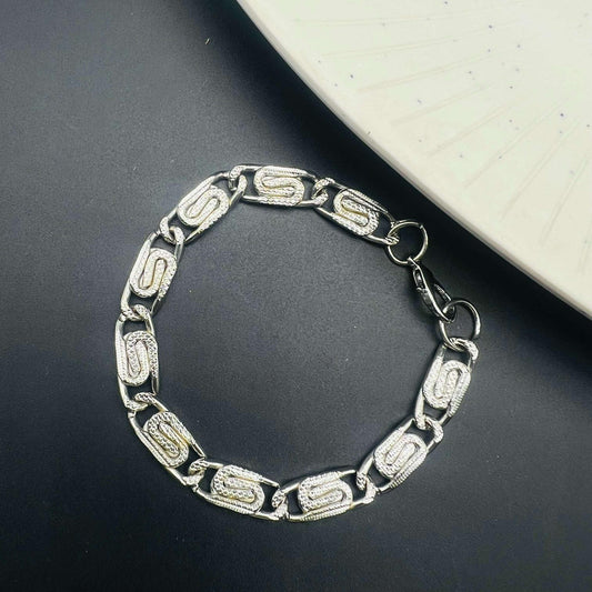 Sculpted Rope Anti tarnish Bracelet