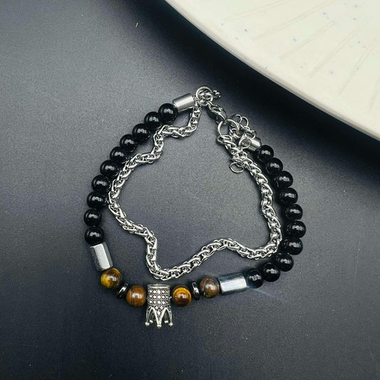 Textured Treasure Adjustable Bracelet