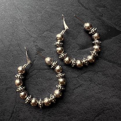 Mini Silver Hoop Earrings