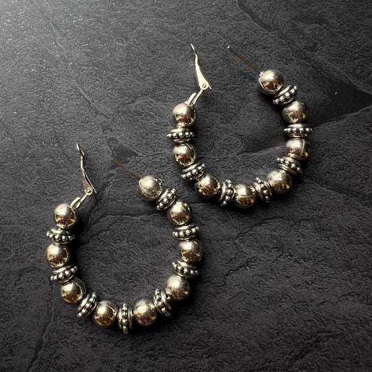 Mini Silver Hoop Earrings