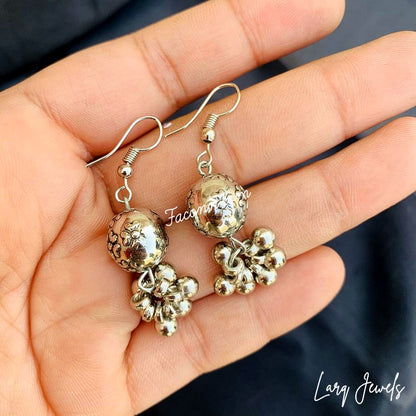 LARQ JEWELS Antique German Silve Tribal Boho Peacock Necklace Set