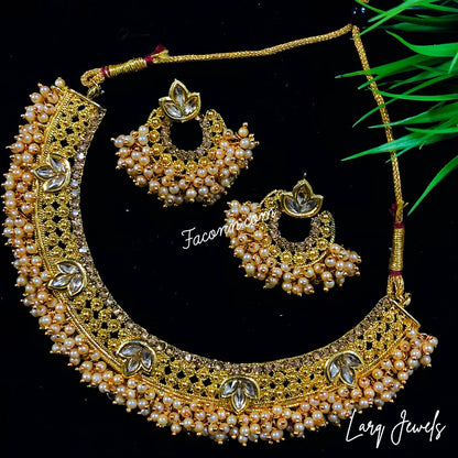 LARQ JEWELS Indian traditional Jewellery set for women