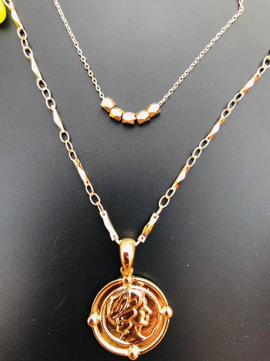 LARQ JEWELS Stainless Steel Anti tarnish Minimalist Pendant Chain