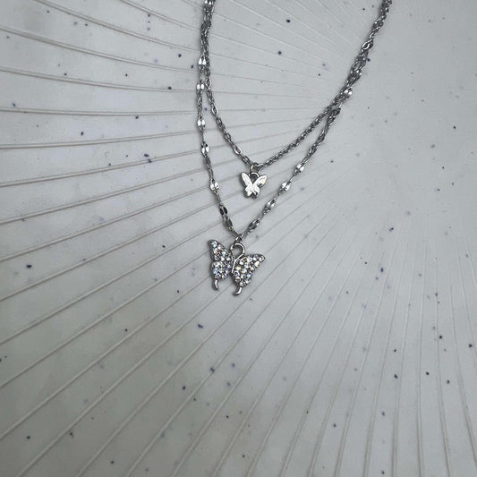 Layered Butterfly Dream Necklace