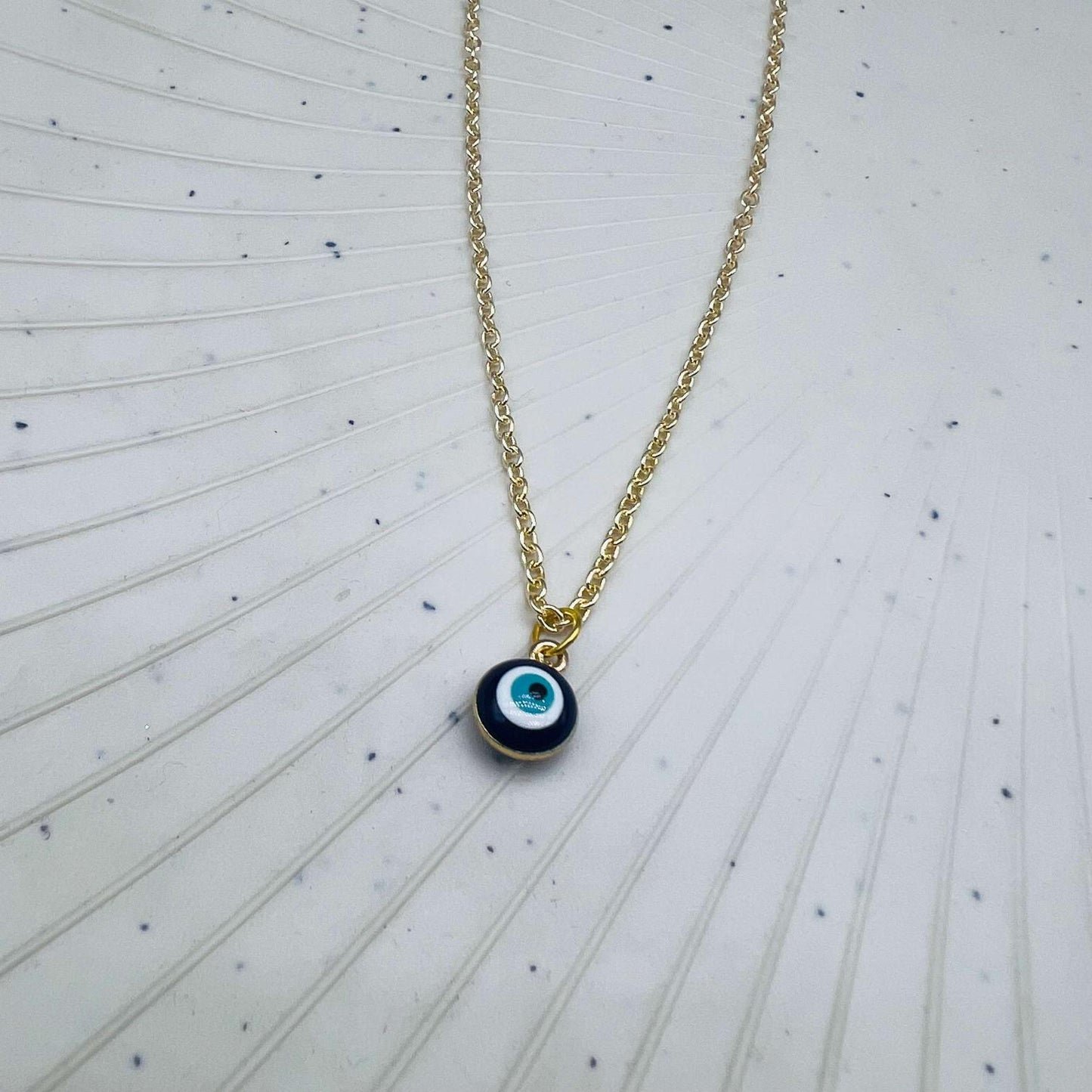 Minimalist Evil Eye Chain