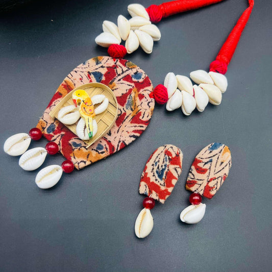 Artisan Fabric Woven Dreams Necklace Set