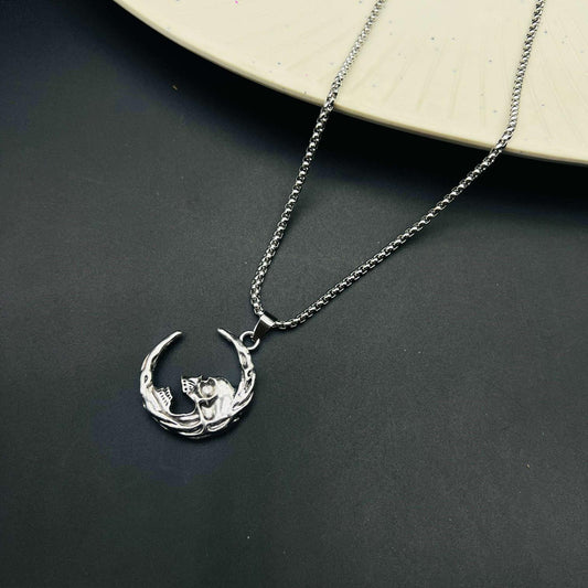 Night Sky Dreamy Moon Pendant