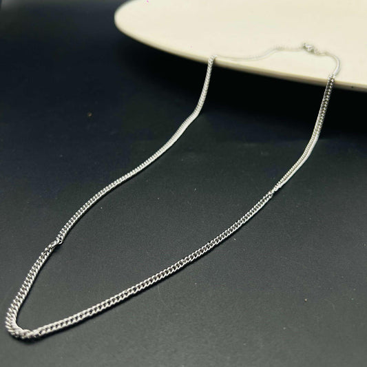 Stylish Silver Sleek  Chain