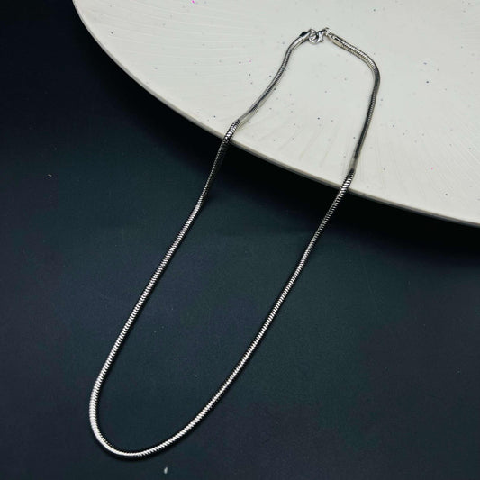 Simple Balance Snake  Chain Pendant