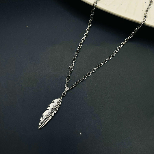 Warrior Feather  Chain Pendant