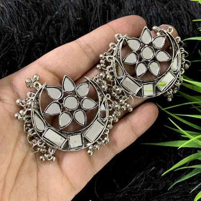 LARQ JEWELS Afghani Boho Mirror Choker Necklace