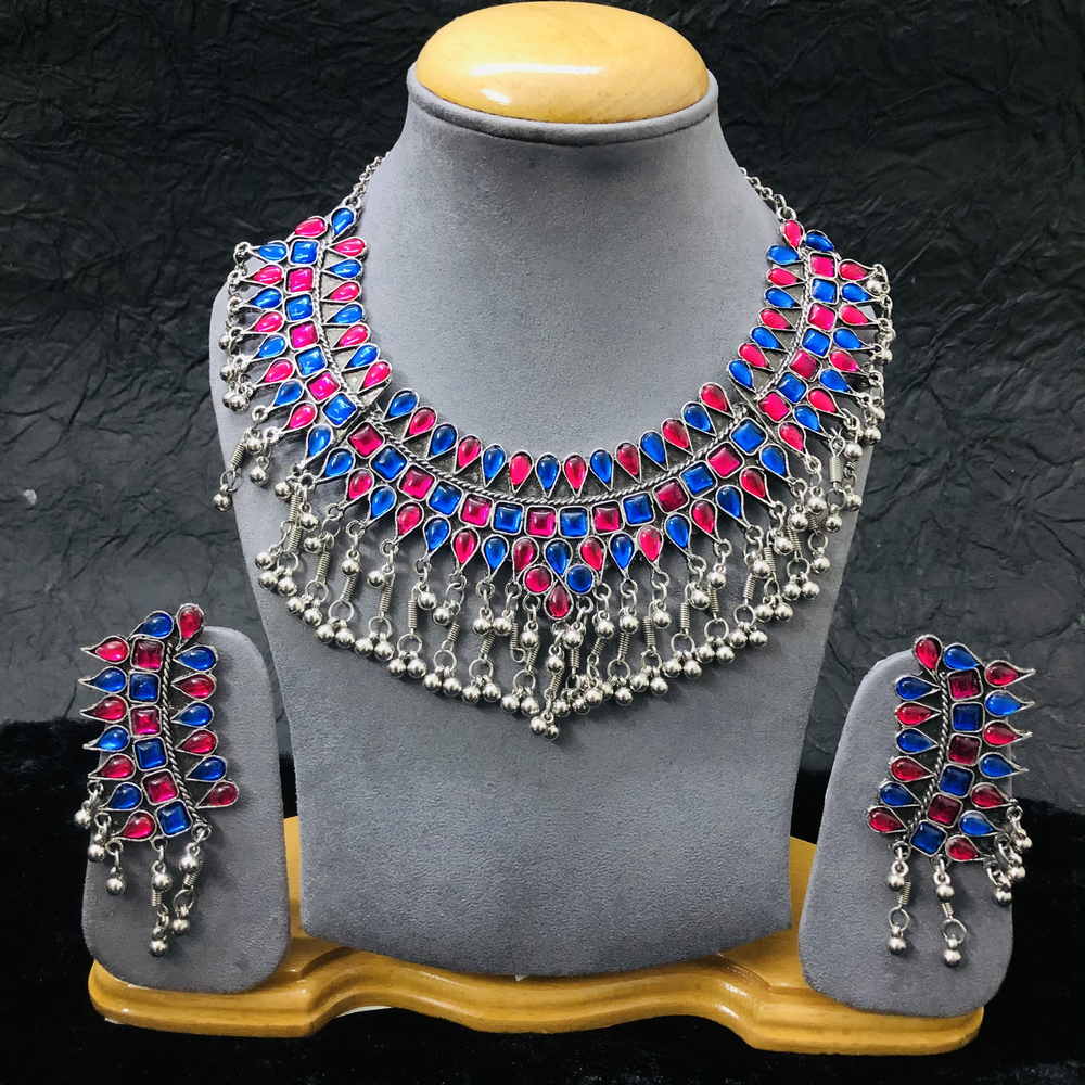 Larq Jewels Handcrafted Meenakari Enamel Choker Necklace