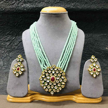 LARQ JEWELS Cian RAJGHARANA PEARL NECKLACE SET