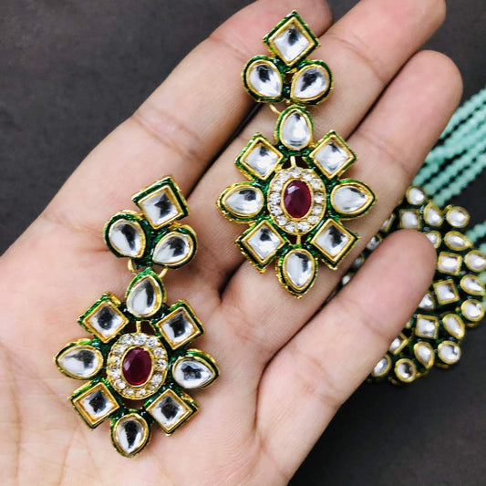 LARQ JEWELS Cian RAJGHARANA PEARL NECKLACE SET