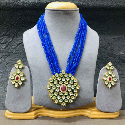 LARQ JEWELS Padmavati Style Kundan Necklace Set