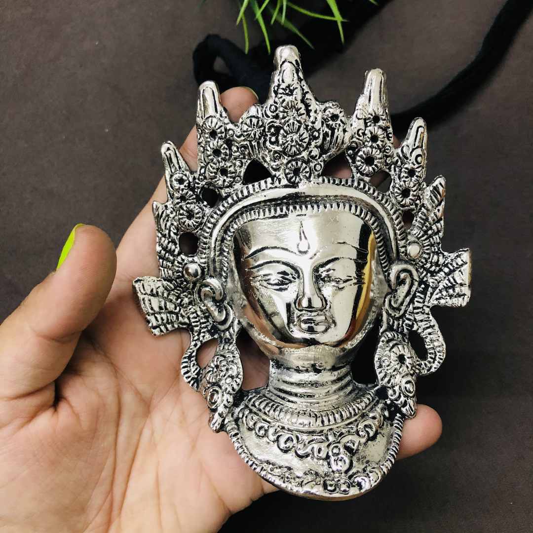 LARQ JEWELS Brass Goddess Big Size Durga Mata Necklace